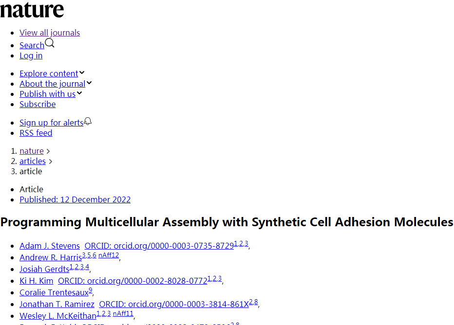 Nature：一種特殊的“細(xì)胞膠水”或能再生機體組織、促進傷口愈合并再生機體神經(jīng)組織